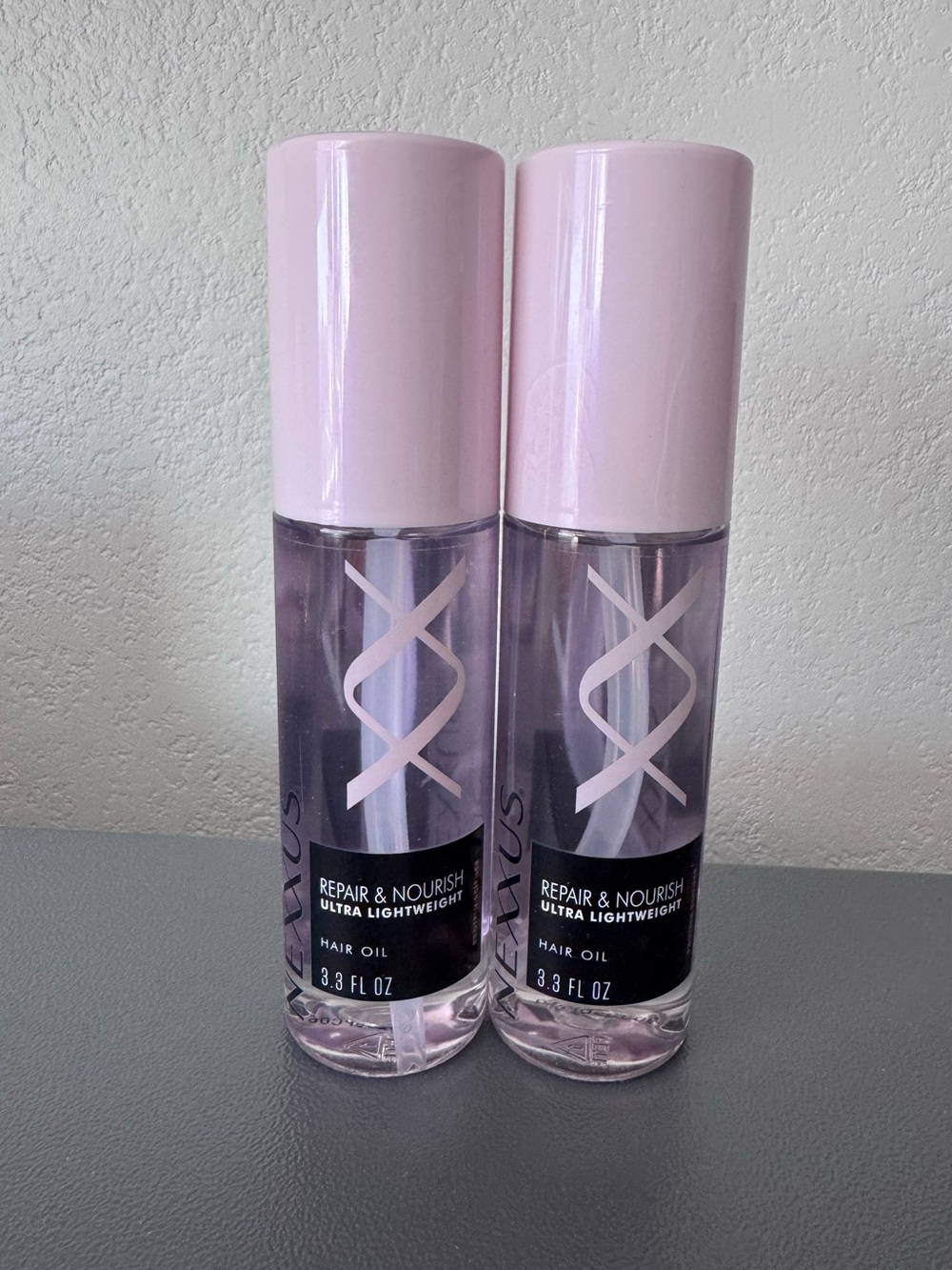Lot of 2 - Nexxus Repair & Nourish Lightweight Hair Oil - 3.3 fl oz